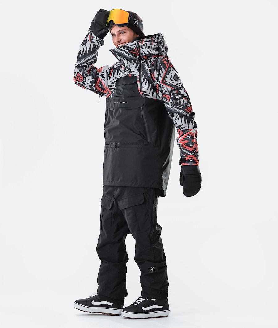 Chaqueta Snowboard Dope Akin 2020 Hombre Rojas Negras | 132-YQKHXO
