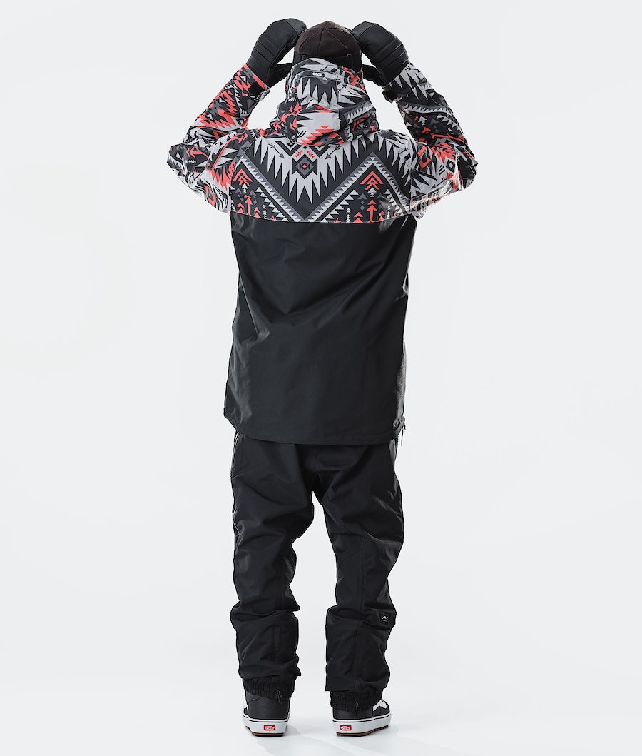 Chaqueta Snowboard Dope Akin 2020 Hombre Rojas Negras | 132-YQKHXO