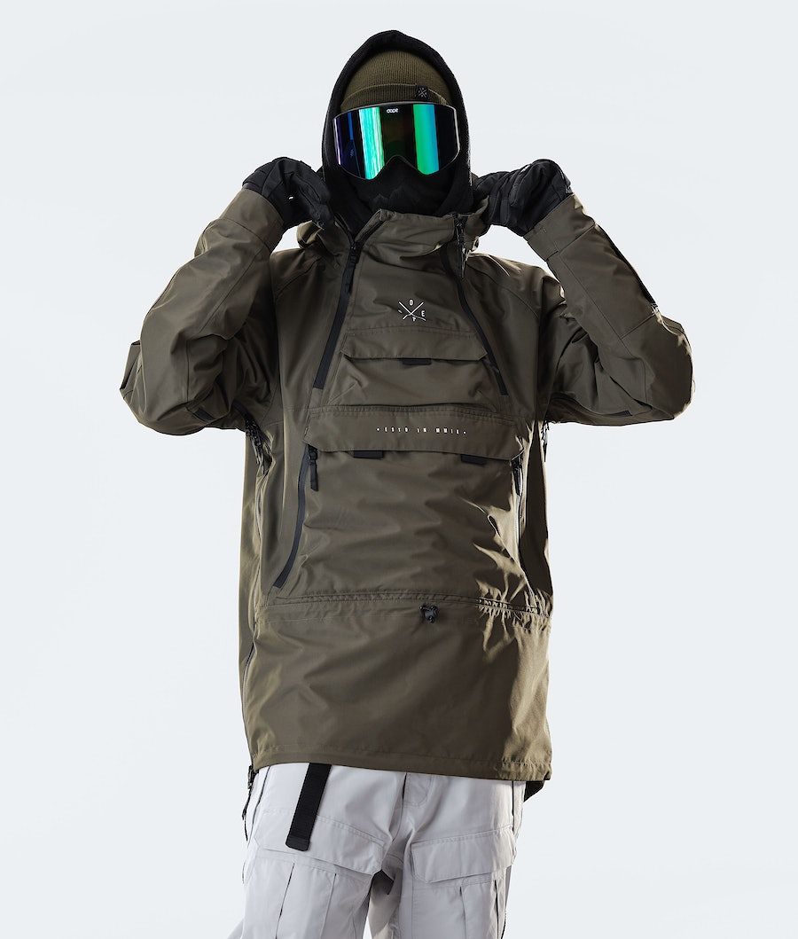 Chaqueta Snowboard Dope Akin 2020 Hombre Verde Oliva Verde | 397-YIXPVW