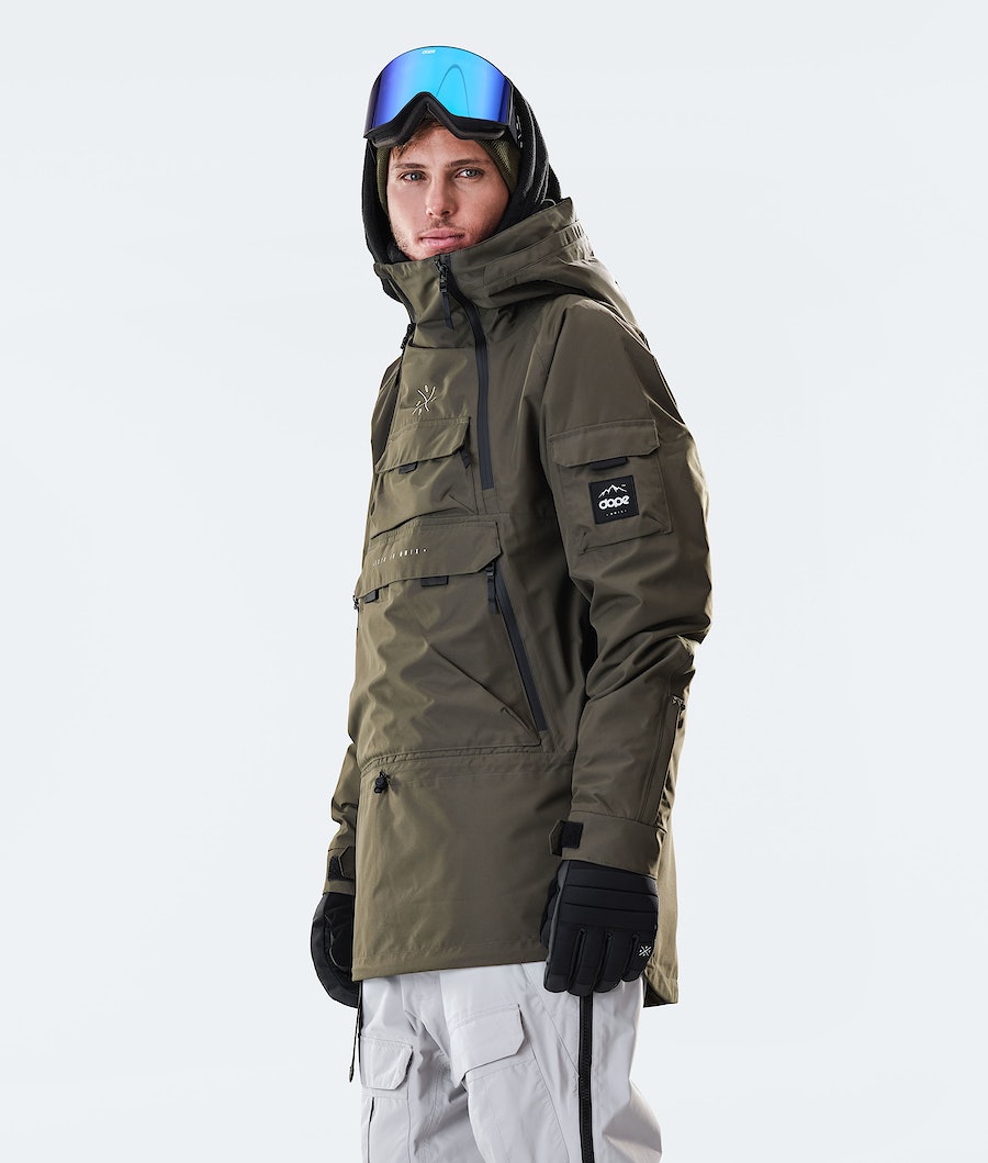 Chaqueta Snowboard Dope Akin 2020 Hombre Verde Oliva Verde | 397-YIXPVW