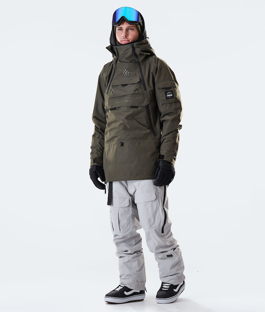Chaqueta Snowboard Dope Akin 2020 Hombre Verde Oliva Verde | 397-YIXPVW
