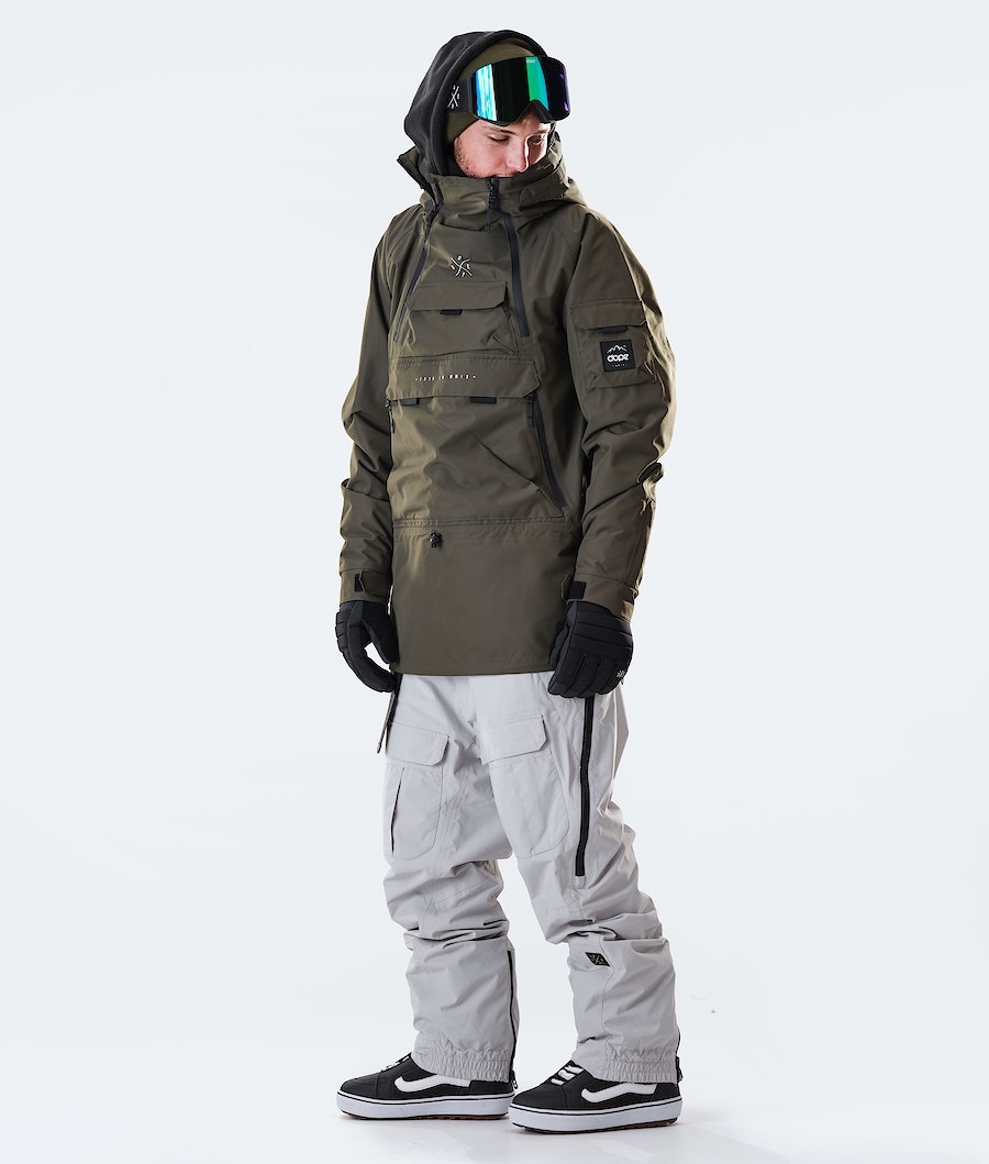Chaqueta Snowboard Dope Akin 2020 Hombre Verde Oliva Verde | 397-YIXPVW