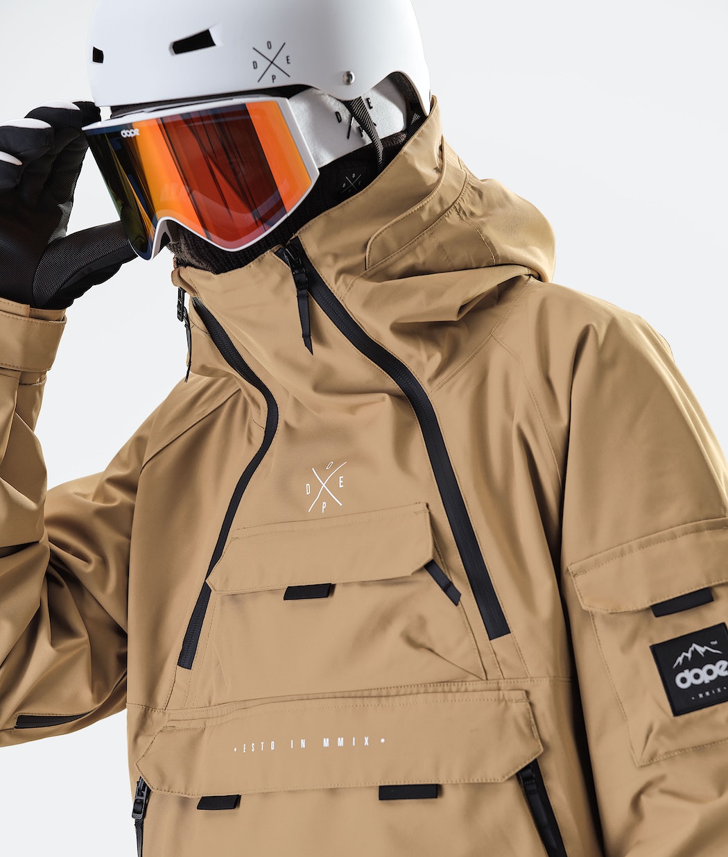 Chaqueta Snowboard Dope Akin 2020 Hombre Doradas | 526-VPXNHY