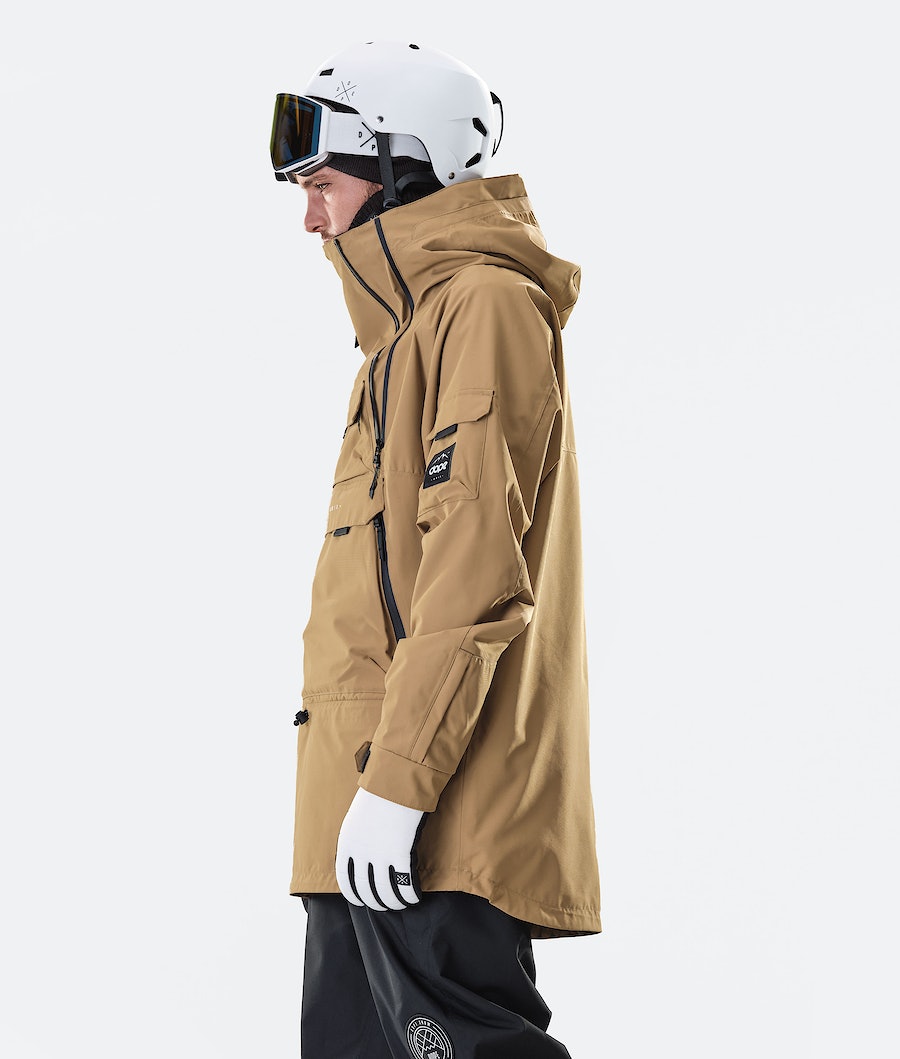 Chaqueta Snowboard Dope Akin 2020 Hombre Doradas | 526-VPXNHY