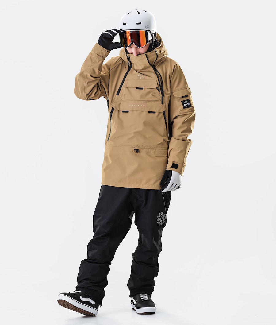 Chaqueta Snowboard Dope Akin 2020 Hombre Doradas | 526-VPXNHY