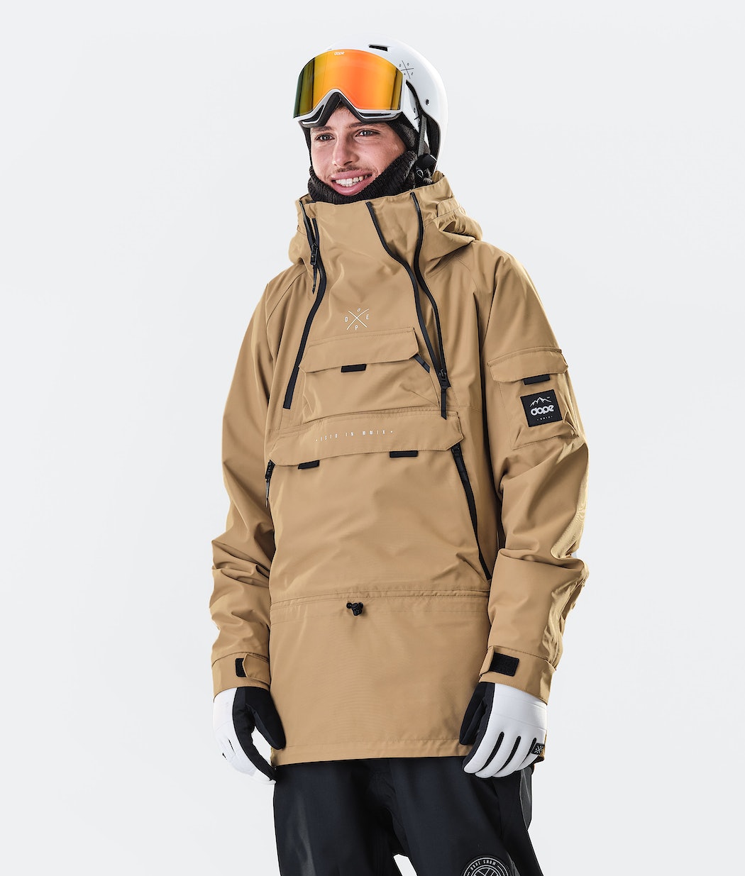 Chaqueta Snowboard Dope Akin 2020 Hombre Doradas | 526-VPXNHY