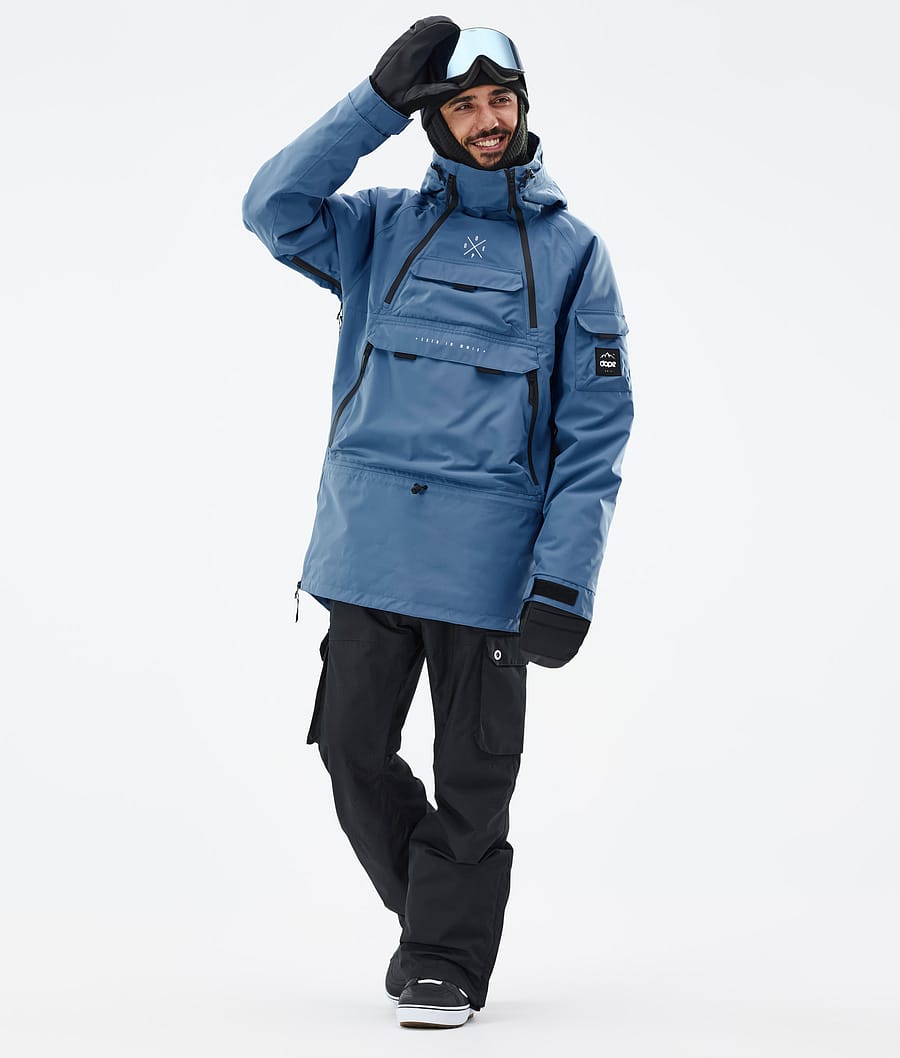 Chaqueta Snowboard Dope Akin Hombre Azules Gris | 748-SWTZEN
