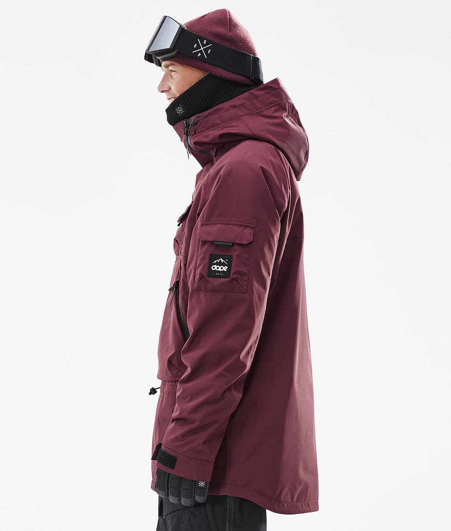 Chaqueta Snowboard Dope Akin Hombre Burdeos | 580-ZGXJIL
