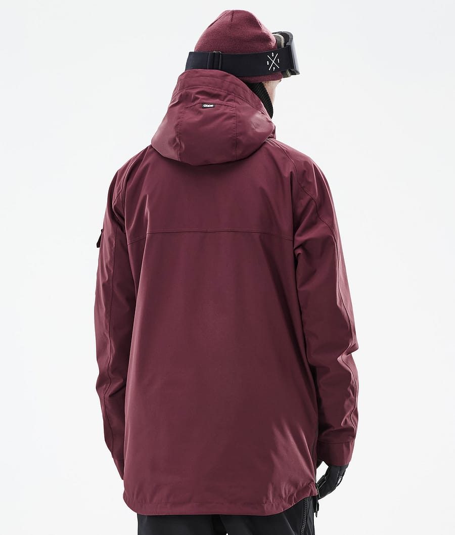 Chaqueta Snowboard Dope Akin Hombre Burdeos | 580-ZGXJIL