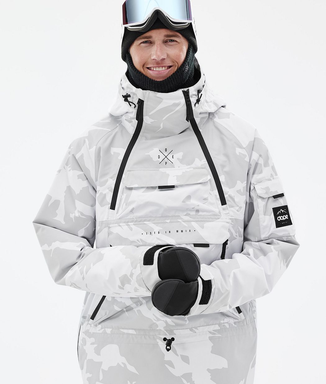 Chaqueta Snowboard Dope Akin Hombre Gris Camuflaje | 165-UPQHIC