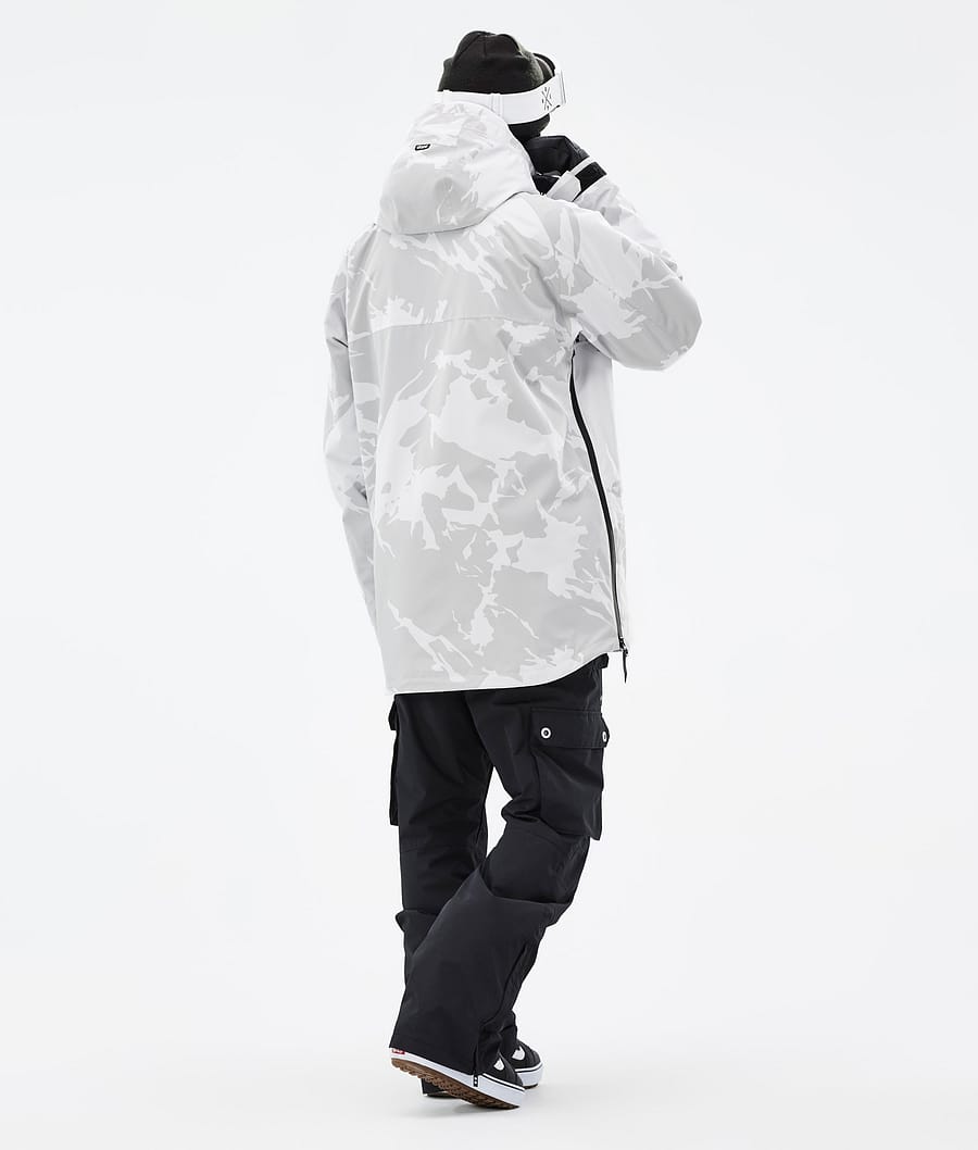Chaqueta Snowboard Dope Akin Hombre Gris Camuflaje | 165-UPQHIC