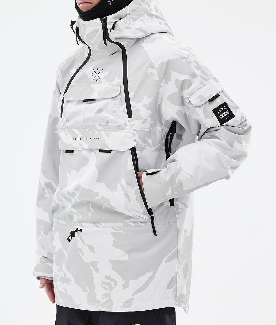 Chaqueta Snowboard Dope Akin Hombre Gris Camuflaje | 165-UPQHIC