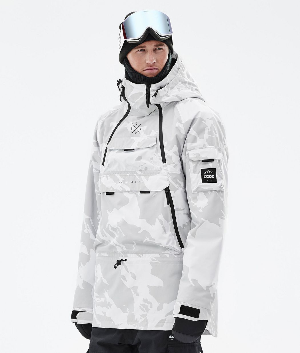 Chaqueta Snowboard Dope Akin Hombre Gris Camuflaje | 165-UPQHIC