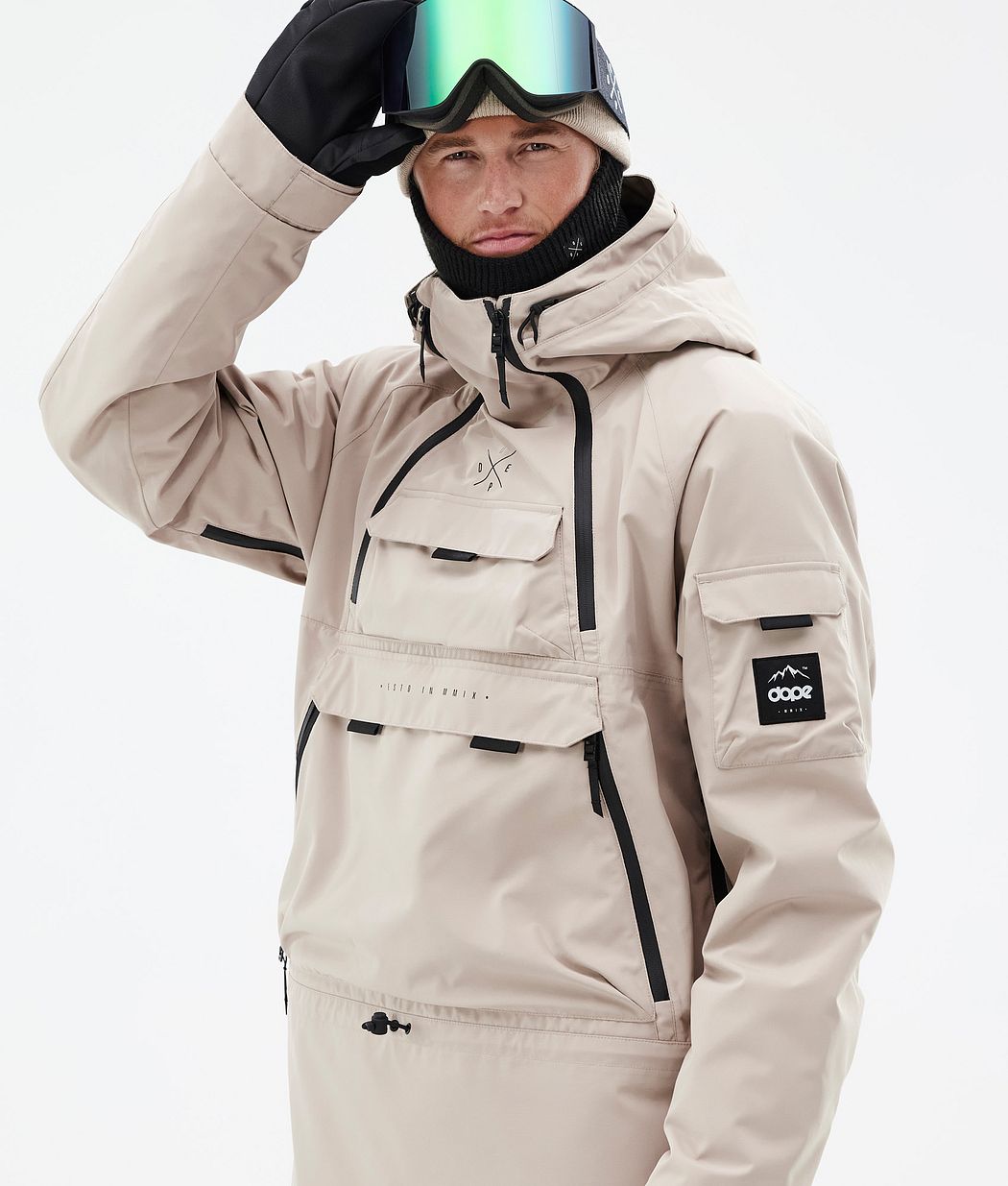 Chaqueta Snowboard Dope Akin Hombre Marrones | 285-RHTSJV