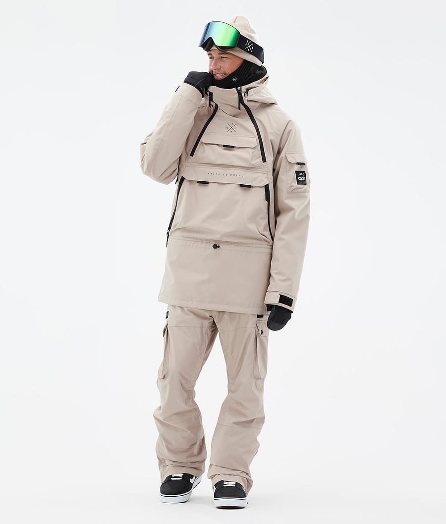Chaqueta Snowboard Dope Akin Hombre Marrones | 285-RHTSJV