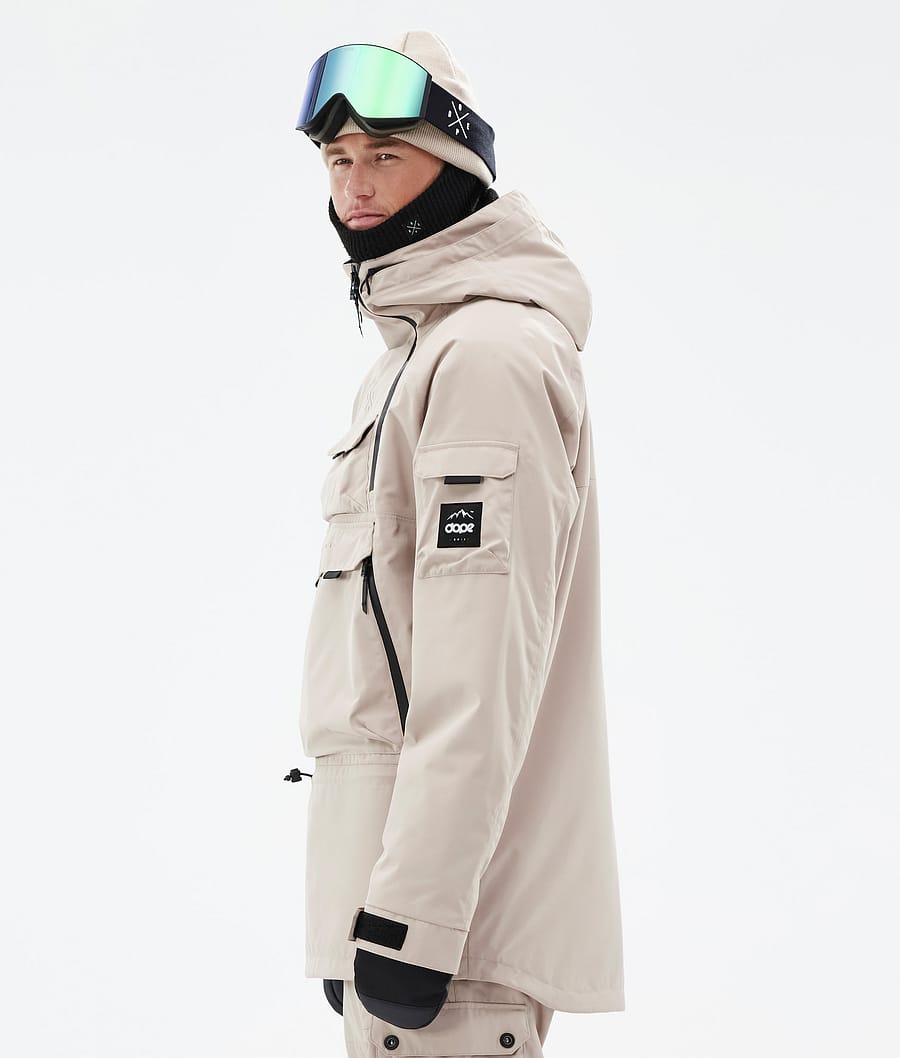 Chaqueta Snowboard Dope Akin Hombre Marrones | 285-RHTSJV