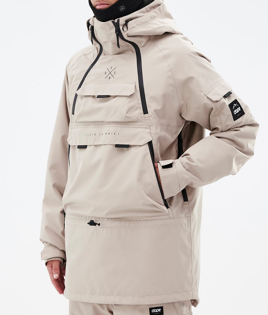 Chaqueta Snowboard Dope Akin Hombre Marrones | 285-RHTSJV