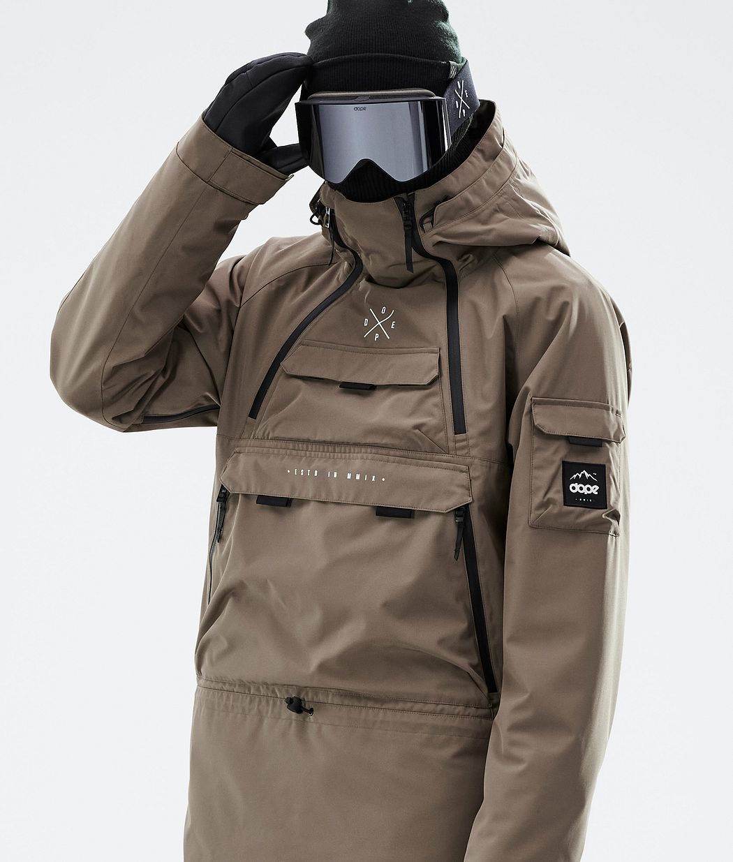Chaqueta Snowboard Dope Akin Hombre Marrones Oscuro | 623-LBSDRN