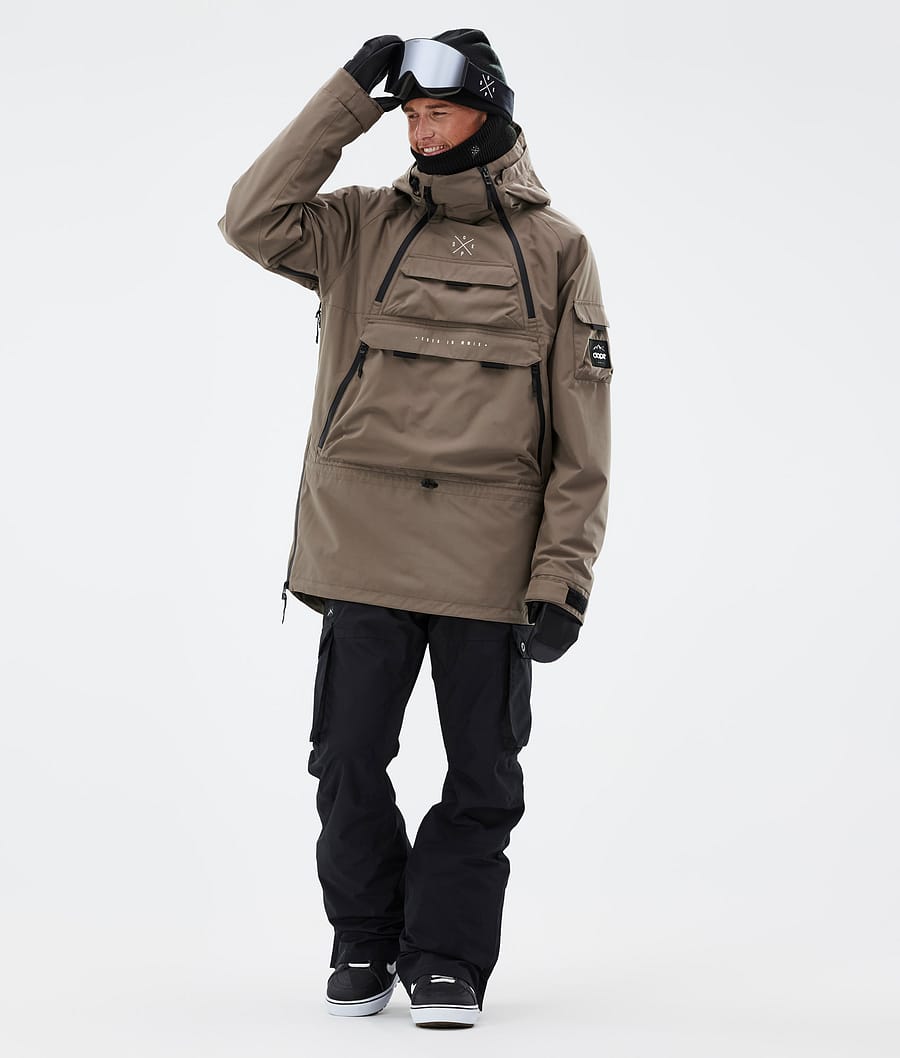Chaqueta Snowboard Dope Akin Hombre Marrones Oscuro | 623-LBSDRN