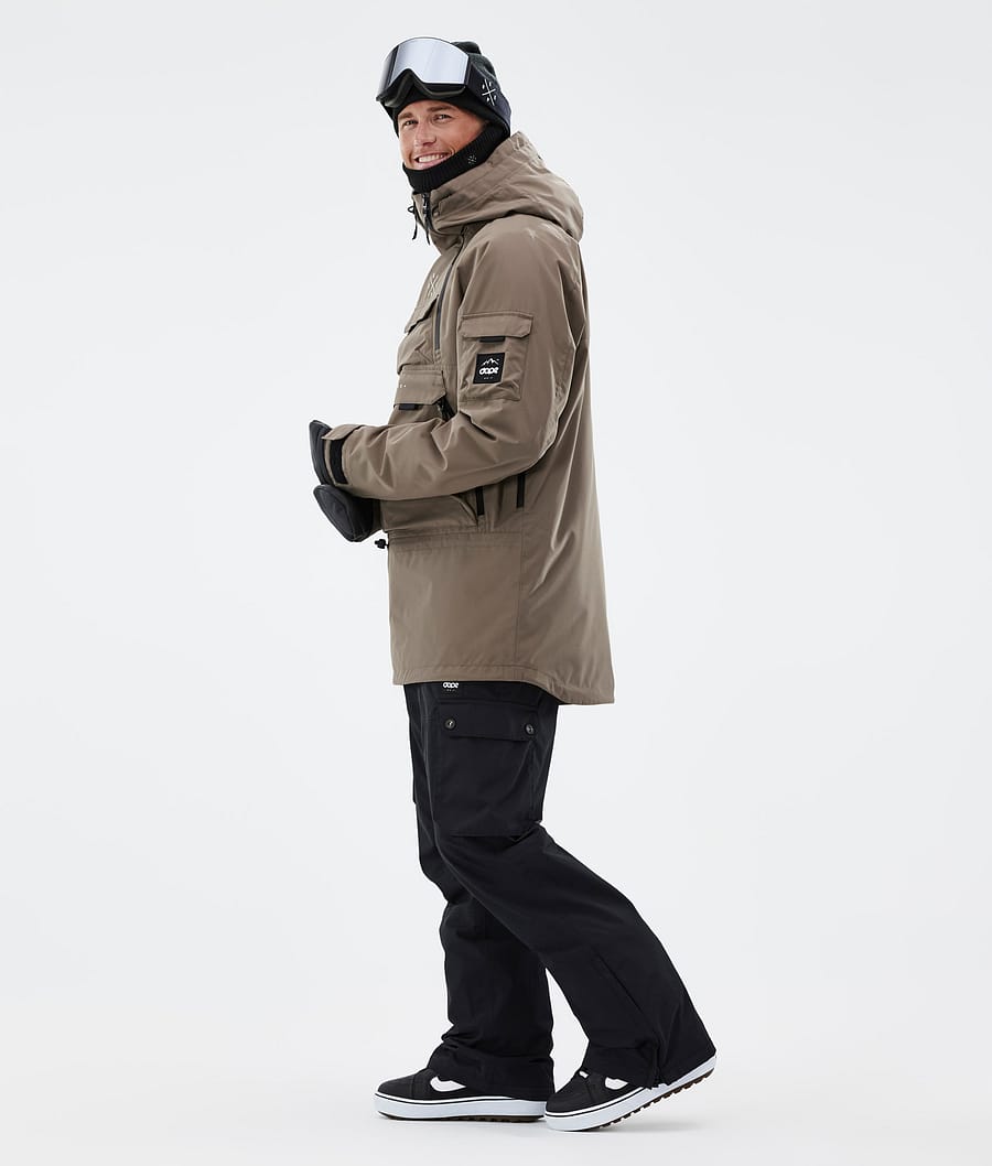 Chaqueta Snowboard Dope Akin Hombre Marrones Oscuro | 623-LBSDRN