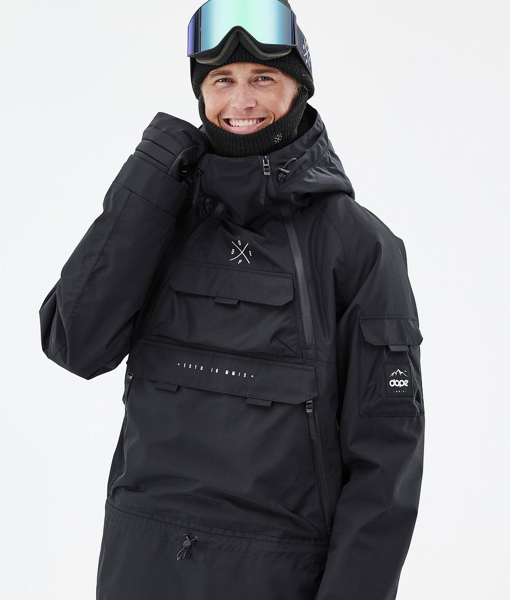 Chaqueta Snowboard Dope Akin Hombre Negras | 238-PAOIDS