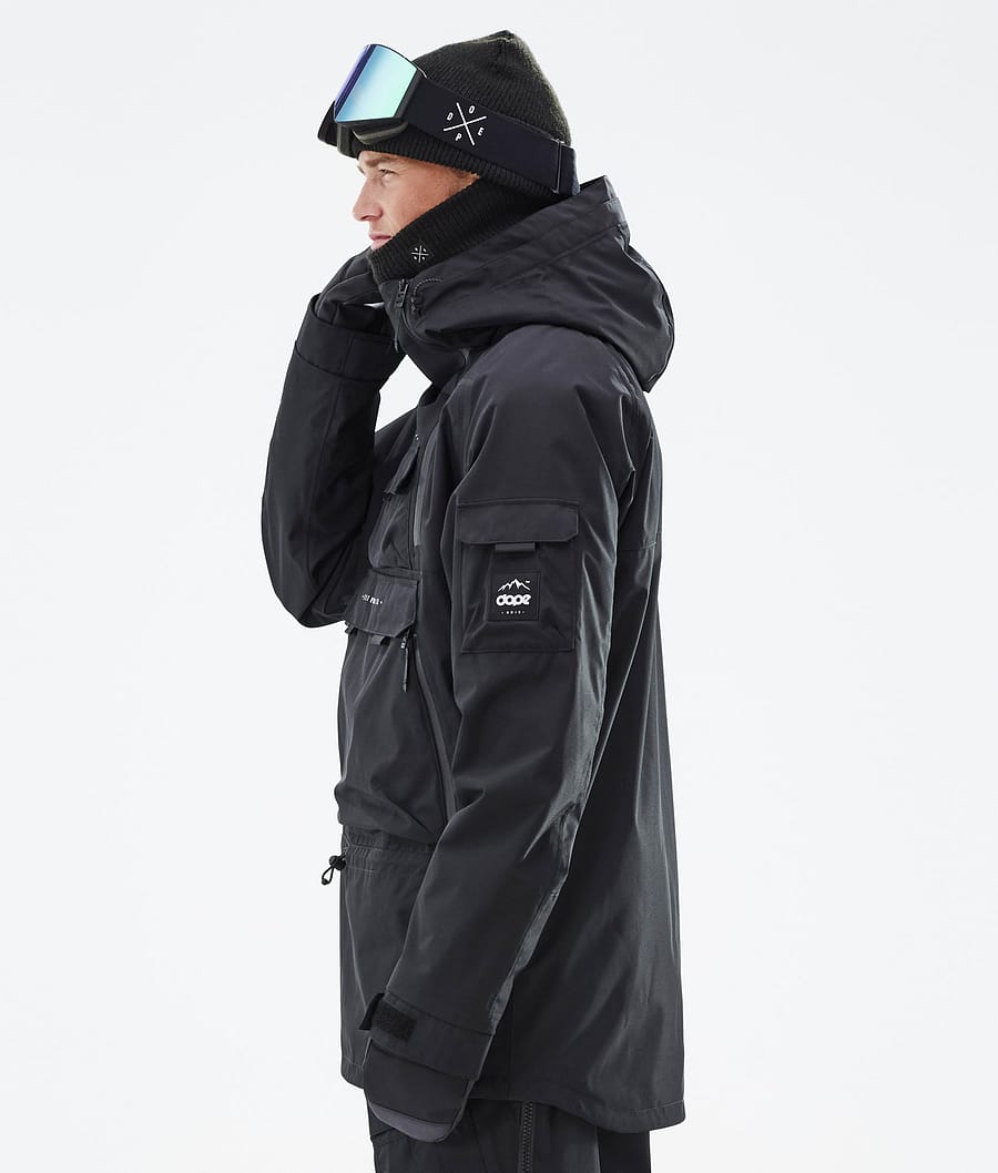 Chaqueta Snowboard Dope Akin Hombre Negras | 238-PAOIDS