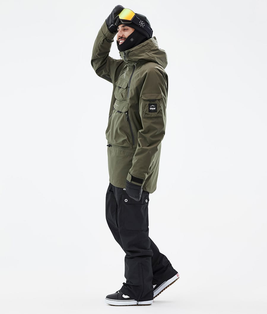 Chaqueta Snowboard Dope Akin Hombre Verde Oliva Verde | 957-FBEGCD