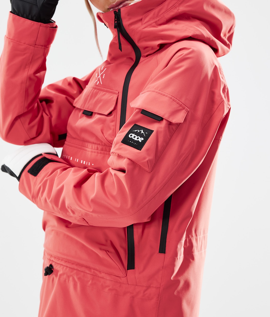 Chaqueta Snowboard Dope Akin W 2021 Mujer Coral | 569-RQGUEH