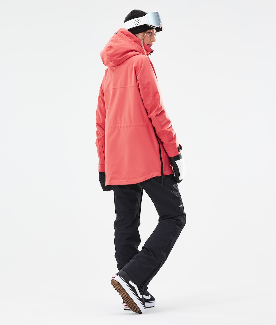 Chaqueta Snowboard Dope Akin W 2021 Mujer Coral | 569-RQGUEH