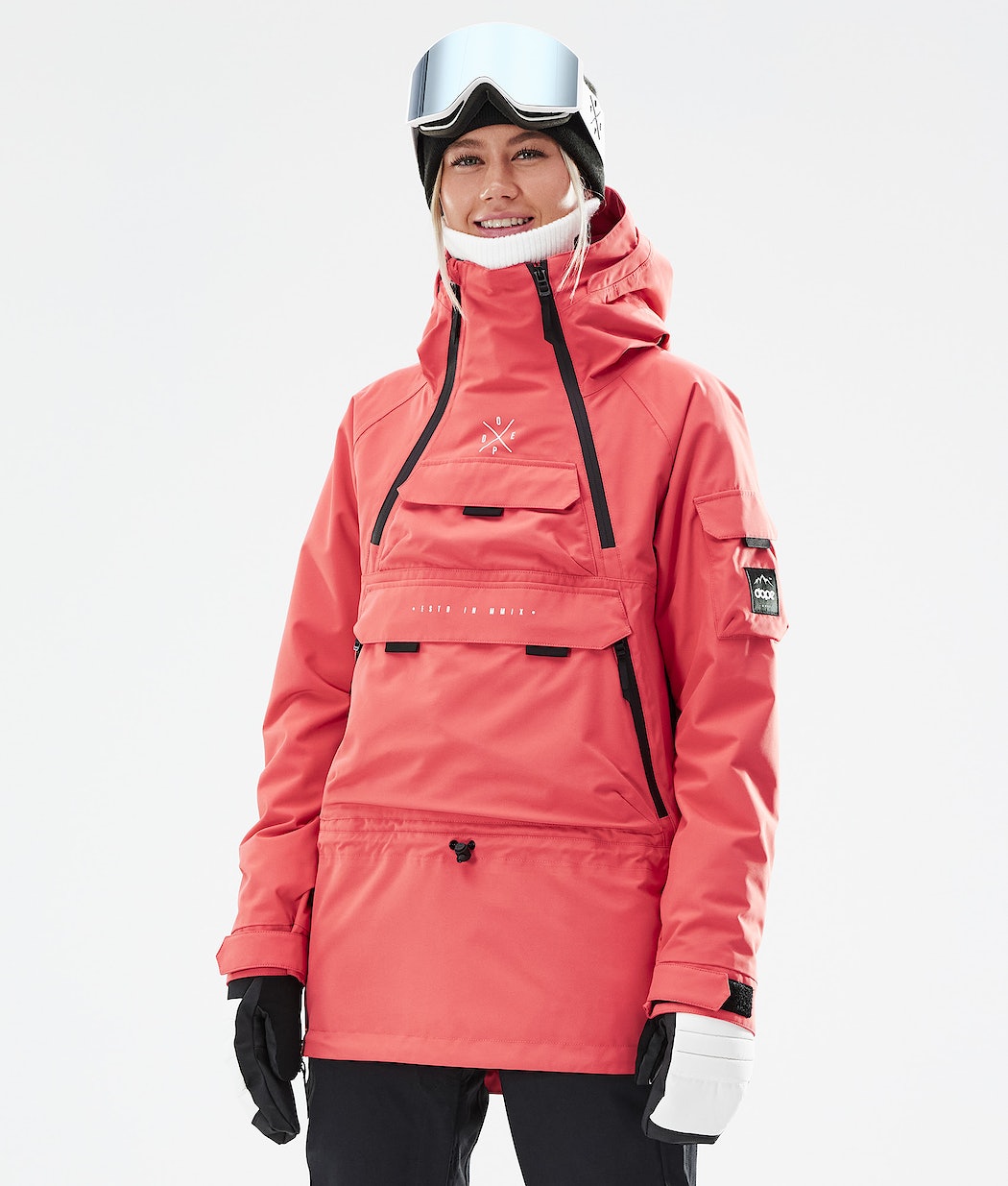 Chaqueta Snowboard Dope Akin W 2021 Mujer Coral | 569-RQGUEH