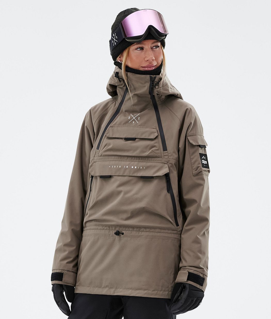 Chaqueta Snowboard Dope Akin W Mujer Marrones Oscuro | 691-HJKQAG