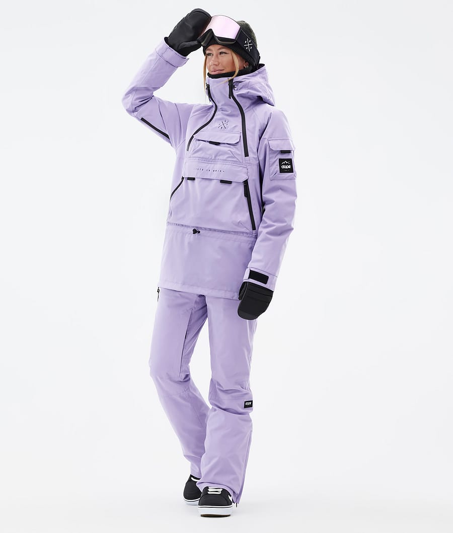 Chaqueta Snowboard Dope Akin W Mujer Moradas | 853-YNWRTO