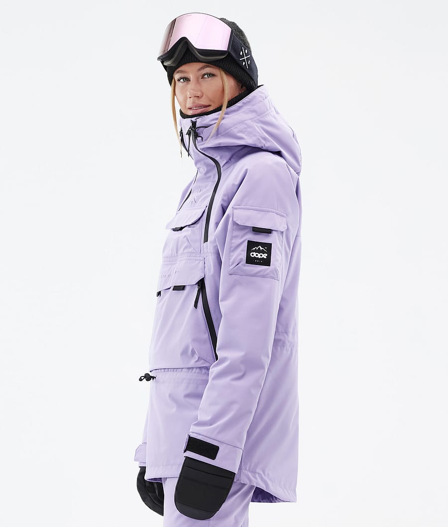 Chaqueta Snowboard Dope Akin W Mujer Moradas | 853-YNWRTO