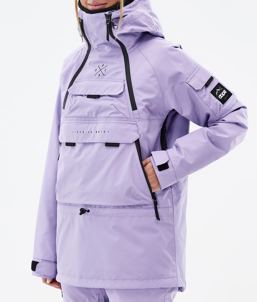 Chaqueta Snowboard Dope Akin W Mujer Moradas | 853-YNWRTO