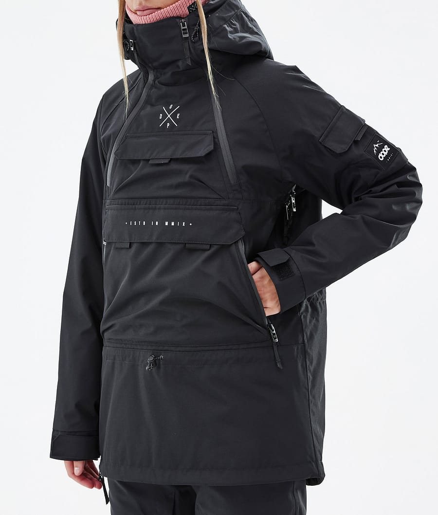 Chaqueta Snowboard Dope Akin W Mujer Negras | 869-CBUXGS