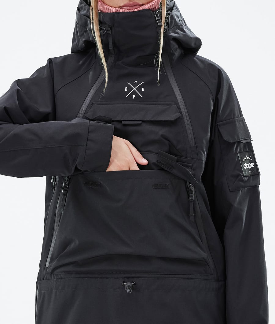 Chaqueta Snowboard Dope Akin W Mujer Negras | 869-CBUXGS