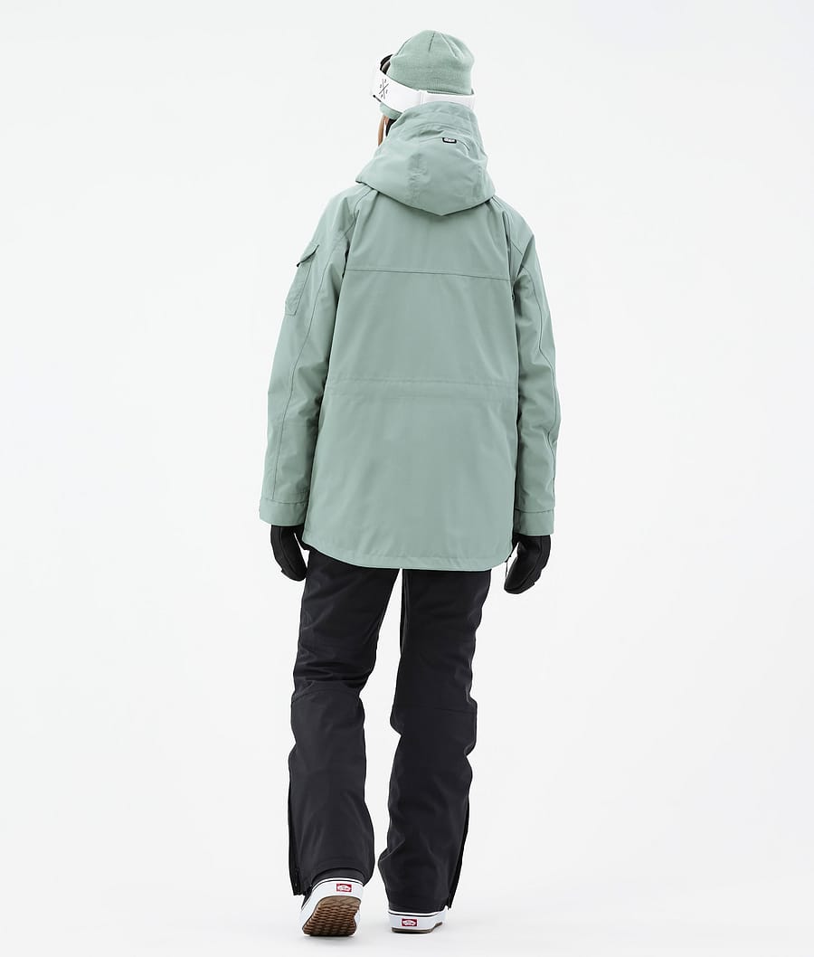Chaqueta Snowboard Dope Akin W Mujer Verde | 079-PWSITL