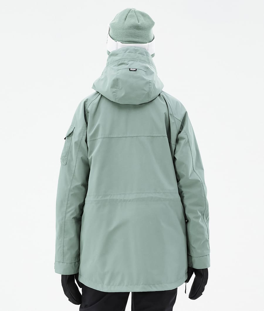 Chaqueta Snowboard Dope Akin W Mujer Verde | 079-PWSITL