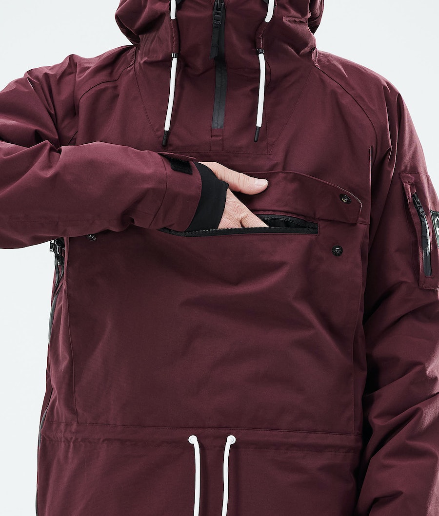 Chaqueta Snowboard Dope Annok 2021 Hombre Burdeos | 061-JSZDCP