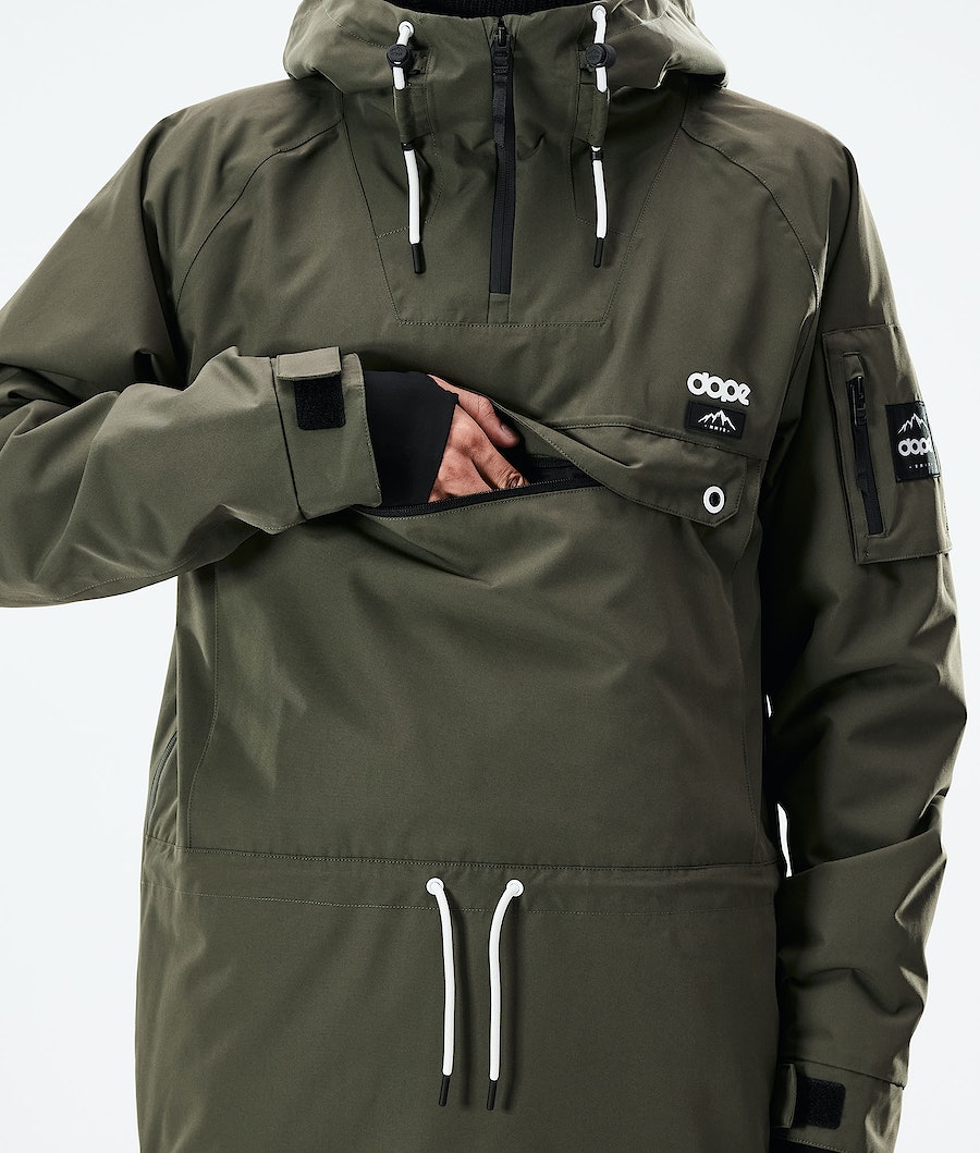 Chaqueta Snowboard Dope Annok 2021 Hombre Verde Oliva Verde | 095-WBXULI