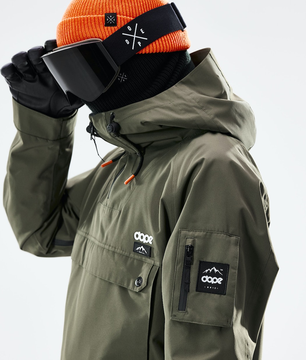 Chaqueta Snowboard Dope Annok 2021 Hombre Verde Oliva Verde Negras | 293-GCYQJR