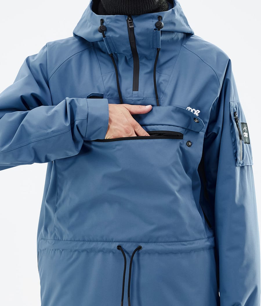 Chaqueta Snowboard Dope Annok Hombre Azules Gris | 528-YJWHCG