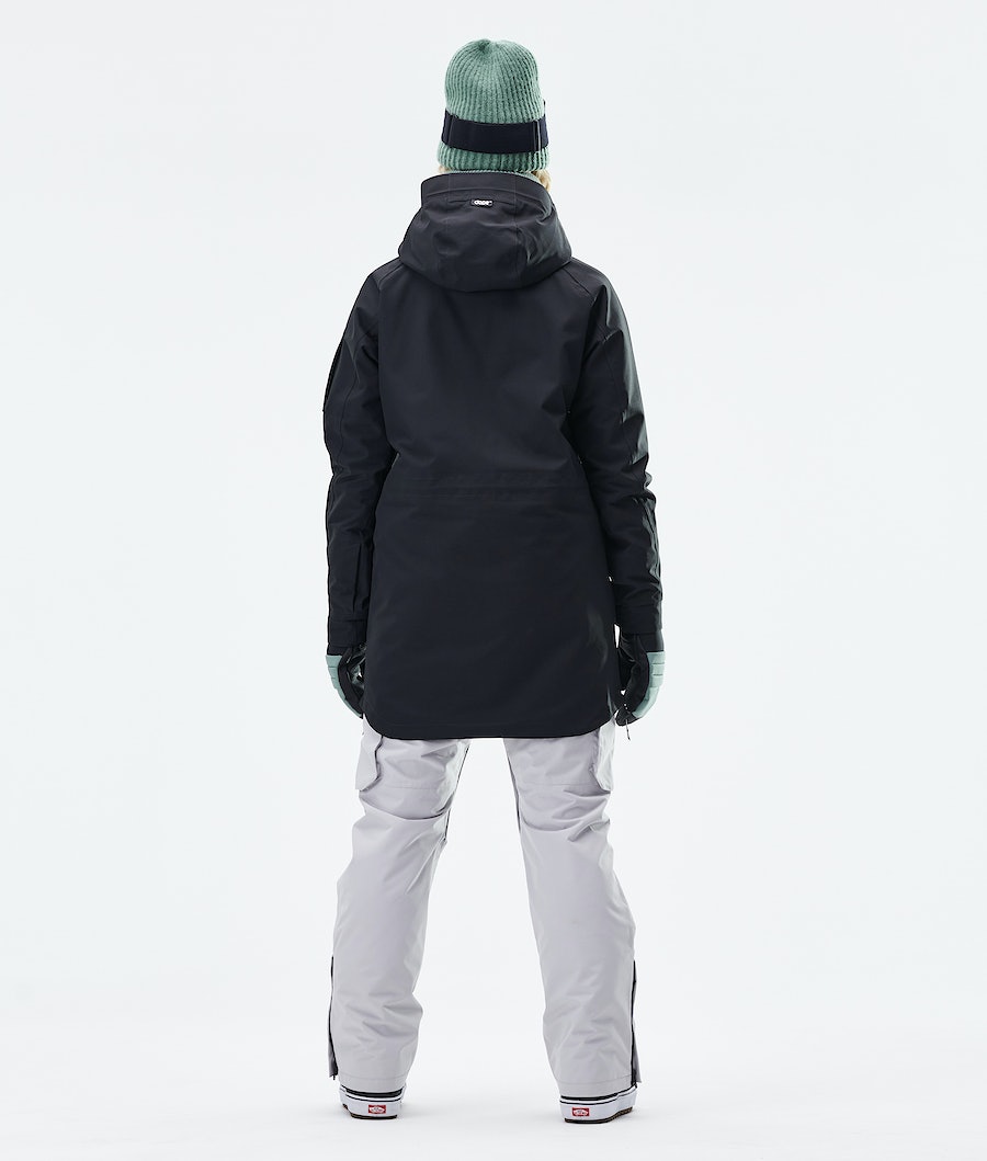 Chaqueta Snowboard Dope Annok Long W Mujer Negras | 543-PGZQVN