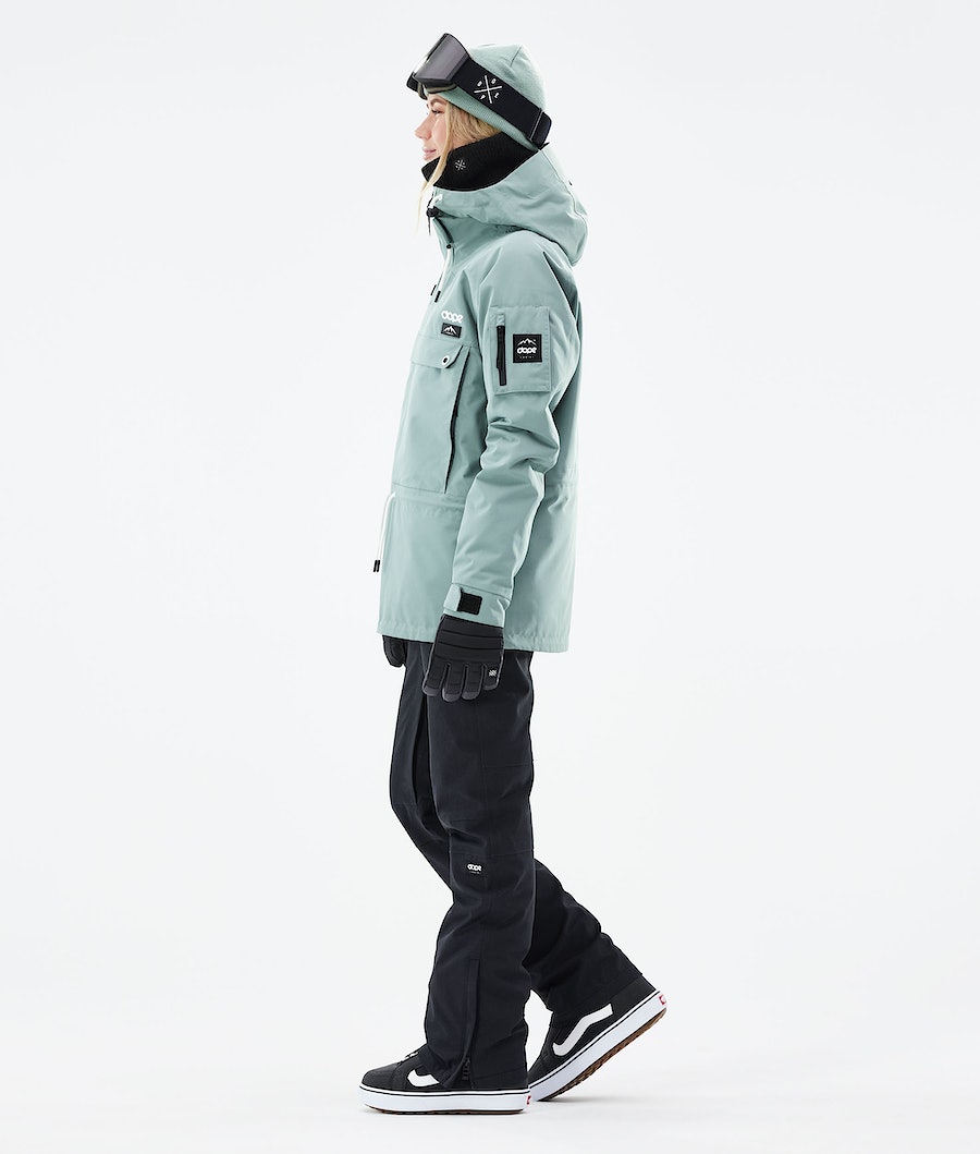 Chaqueta Snowboard Dope Annok W 2021 Mujer Verde | 172-EJXMZK