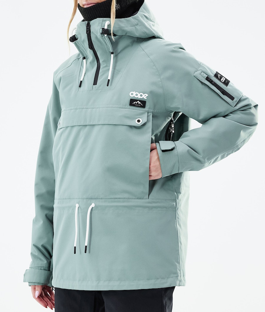 Chaqueta Snowboard Dope Annok W 2021 Mujer Verde | 172-EJXMZK