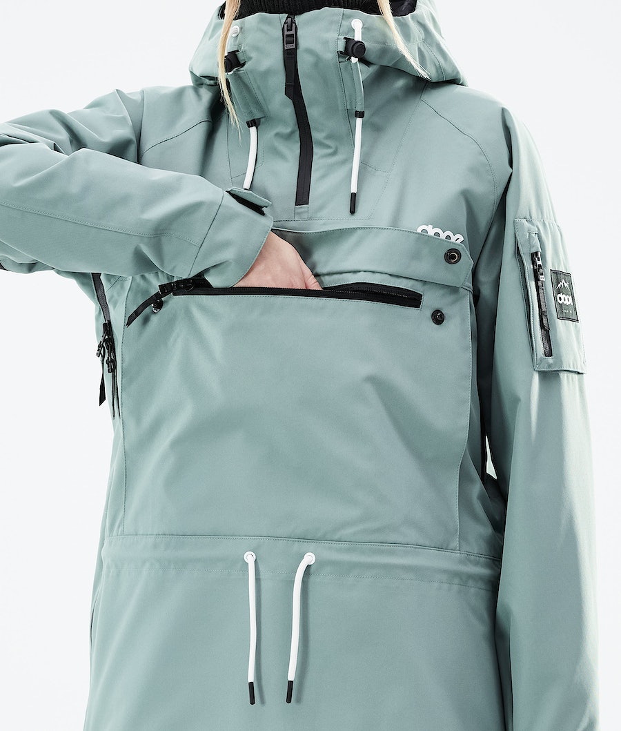 Chaqueta Snowboard Dope Annok W 2021 Mujer Verde | 172-EJXMZK