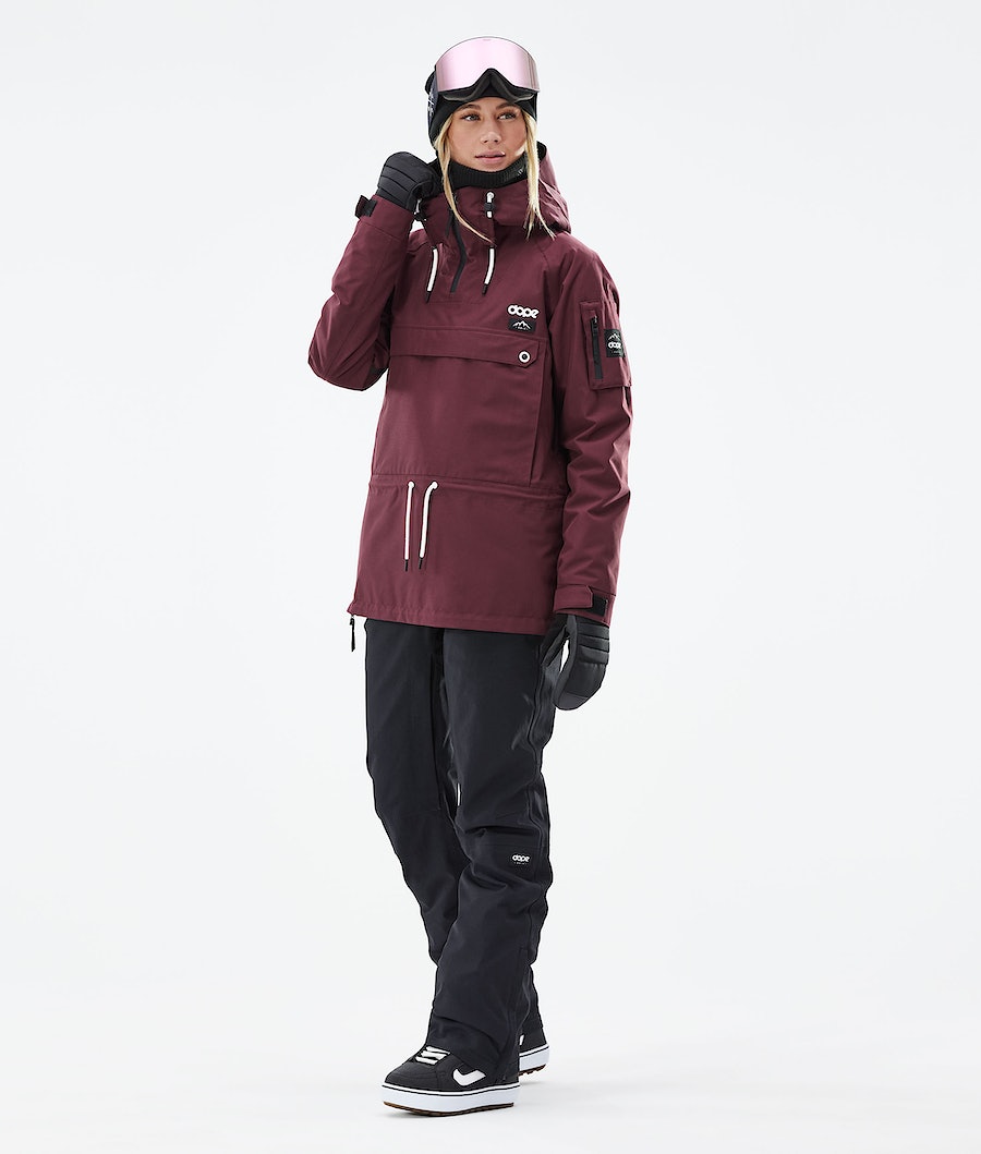 Chaqueta Snowboard Dope Annok W 2021 Mujer Burdeos | 194-KZVRTN