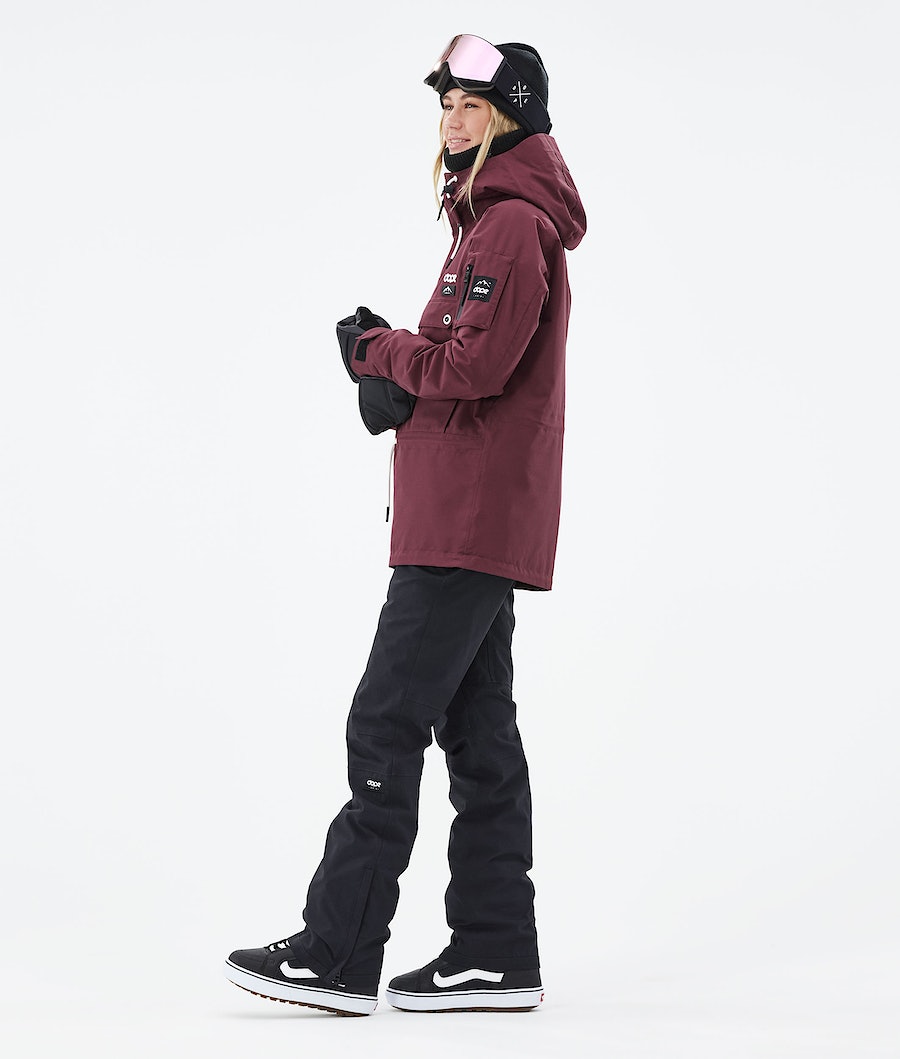 Chaqueta Snowboard Dope Annok W 2021 Mujer Burdeos | 194-KZVRTN