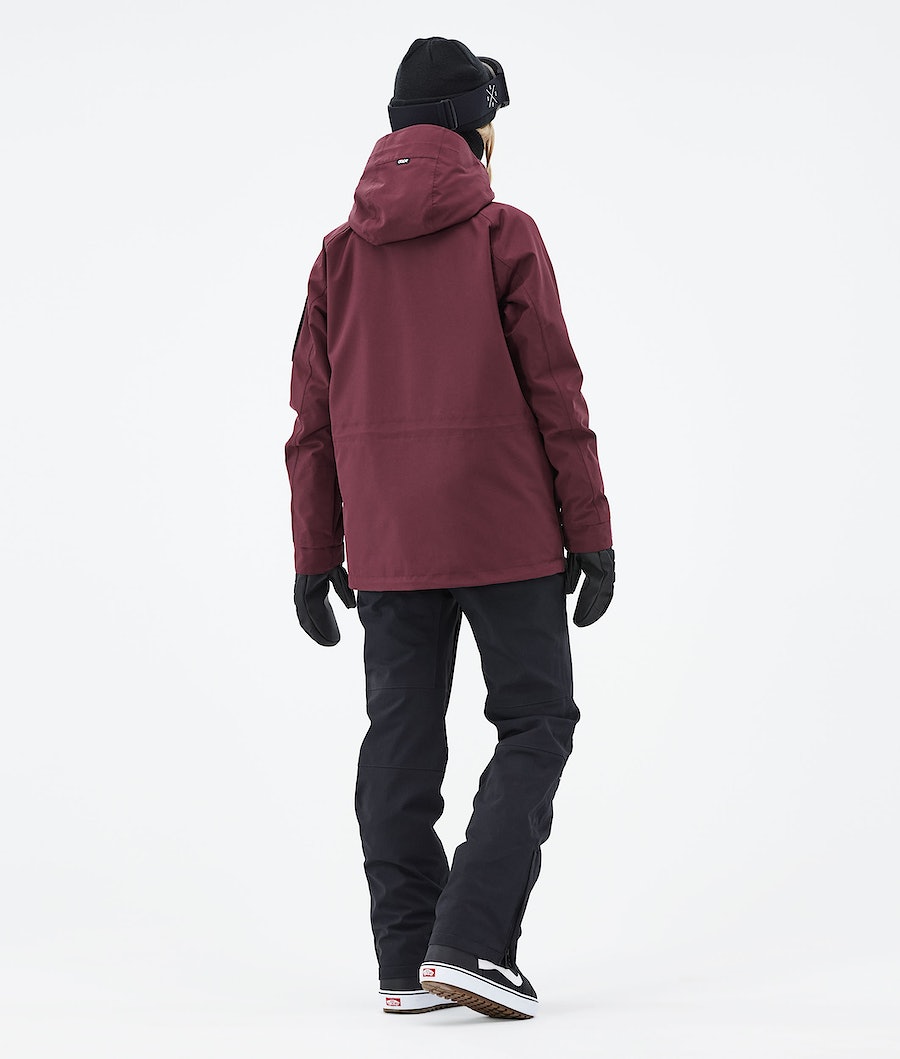 Chaqueta Snowboard Dope Annok W 2021 Mujer Burdeos | 194-KZVRTN