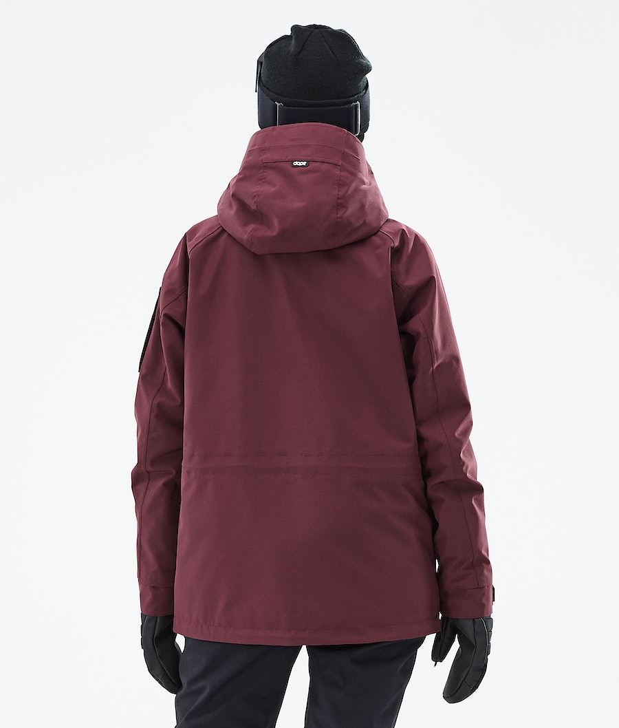 Chaqueta Snowboard Dope Annok W 2021 Mujer Burdeos | 194-KZVRTN